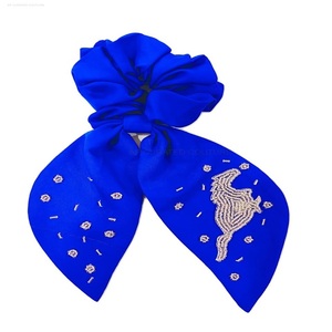 Últimas 2025 cuentas personalizadas indio bordado a mano semilla con cuentas Scrunchies accesorio para el cabello pinzas para el cabello - Product Image 1