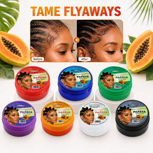 Cera para Peinar con Extracto de Papaya, Fijación Duradera, Control de Cabellos Rebeldes, Acabado Liso y No Pegajoso - Product Image 1