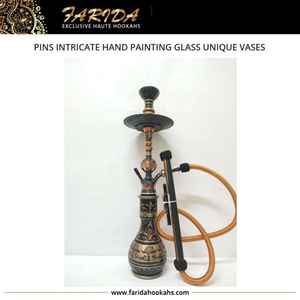 2025 nouveauté luxe égyptien complexe peint à la main Vases en verre de haute qualité Unique broches Design laque Offre Spéciale narguilé ensemble - Product Image 4