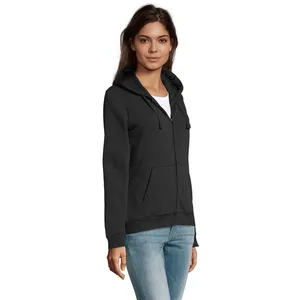 Felpa con Cappuccio e Zip Personalizzabile per Donna, Design con Borchie per Merchandising Promozionale - Product Image 5