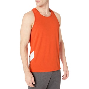 Débardeurs sans manches 100% coton décontractés pour hommes Débardeur bon marché avec logo personnalisé pour l'entraînement - Product Image 1