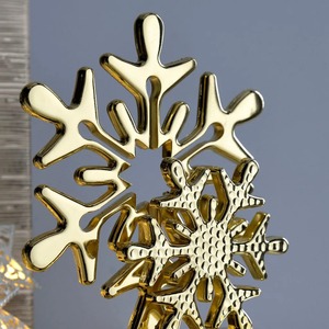 Celebración de invierno Calcetín de Navidad Soporte de metal Chimenea Mantel Decoración Festiva Santa Elf Reno Copo de nieve Exhibición - Product Image 2