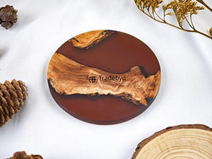 Resin Handmade Premium <b>Coasters</b> Set 4X4 Inches Square Luxury <b>Drink</b> <b>Coasters</b> for Hotels Cafes Tradebyd (Custom Colors Available) - Product Image 5