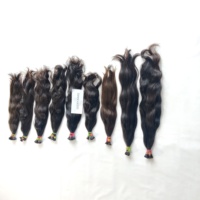 Extensions de cheveux humains vierges bruts en vrac tissage ondulé cheveux humains indiens de bonne qualité non traités