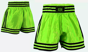 กางเกงขาสั้นมวยไทยสำหรับเด็กผู้ชายชุดฝึกออกกำลังกายพร้อมพิมพ์โลโก้ด้านหน้า - Product Image 2