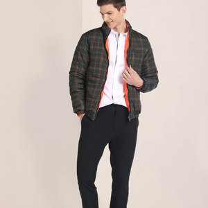 Veste d'hiver personnalisée pour hommes col montant à capuche vêtements décontractés manteaux de haute qualité veste rembourrée pour hommes - Product Image 4