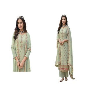 Alta calidad Shalwar Kameez -- Vestidos de mujer indios paquistaníes -- Ladies Kurti New Designs 2023 - Product Image 1