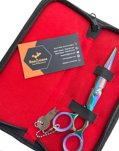 Ciseaux de coiffeur professionnels en acier inoxydable de 6 pouces à droite outil de beauté de coiffure de haute qualité - Product Image 6