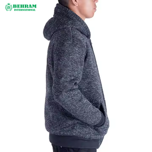 Sweat à capuche unisexe en molleton 100 % coton épais à fermeture éclair, séchage rapide, coupe oversize, idéal pour l'hiver – Meilleures ventes - Product Image 2