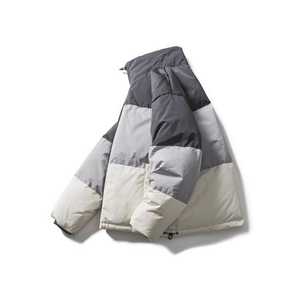 Ropa al por mayor de fábrica, chaqueta acolchada para hombre, chaqueta estampada sublimada, abrigo de burbujas de poliéster teñido liso, chaqueta acolchada cálida para hombre - Product Image 4