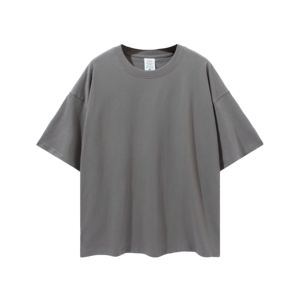 Camiseta de gran tamaño de algodón 100% de alta calidad para hombre, camiseta en blanco con estampado de gran tamaño y hombros caídos con logotipo personalizado - Product Image 6