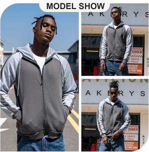 2025 hommes décontracté mode Joker Sublimation pull à capuche meilleure qualité drôle surdimensionné respirant conception solide motif OEM - Product Image 3