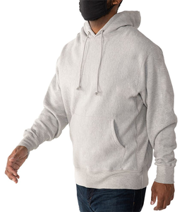 Sudadera con capucha de peso pesado estilo Hip Hop de la mejor calidad, ropa de calle, sudaderas con capucha de gran tamaño lisas en blanco - Product Image 6