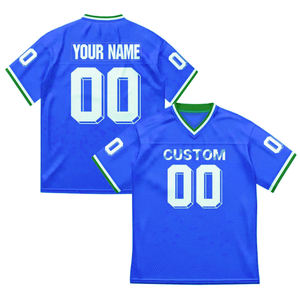 Custom American <b>Football</b> Jerseys for Teams & Clubs Wholesale Breathable Quick Dry Fabric Sublimation Printed Team Wear Jersey - Product Image 1