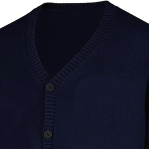 Premium Navy Winter Acrylic <b>Cardigan</b> <b>Sweater</b> Custom Colour & Embroidery Knit <b>Sweater</b> Sorority University College For Unisex - Product Image 2