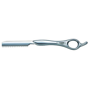 วัสดุใบมีดสแตนเลสสตีลหุ้มหนังตกแต่งด้วยขนนกสีเงิน - Product Image 1
