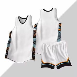 2025 Maillot de basket-ball réversible uniforme respirant imprimé personnalisé pour votre propre équipe Plus Options de taille - Product Image 4