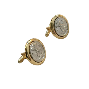 Boutons de manchette Master Mason Blue Lodge Gold & Silver Clous efficaces et efficaces avec votre design et les logos de votre demande comme commande - Product Image 1