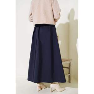 Falda acampanada cintura Azul Marino - Product Image 3