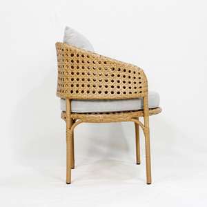 CH-factory Outdoor Mesh <b>Chair</b> with Aluminum Frame, <b>Stackable</b> and Weather-Resistant - Product Image 2