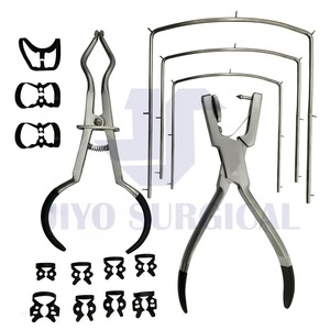 Kit de démarrage pour barrage en caoutchouc 18 pièces |   Système d'isolement dentaire |   Ensemble d'outils dentaires endodontiques professionnels - Product Image 3
