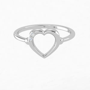 Rikhava Custom Made Fine Sterling Fashion Women's <b>Wedding</b> Engagement Rings Featuring IGI Certified Moissanite White Gold <b>Diamond</b> - Product Image 4