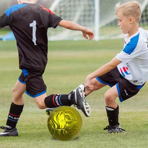 ลูกบอลพีวีซี rexine ทำจาก TPU วัสดุเย็บด้วยมืองานออกแบบโลโก้ได้ตามต้องการ - Product Image 6