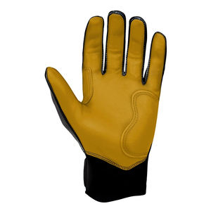 Guantes de bateo de cuero con puños cortos para hombre en varios colores, tamaños personalizados para una mayor comodidad y rendimiento en el béisbol - Product Image 4