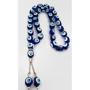 3x33 cm Plastic Evil Eyes Rosary Fine <b>Beaded</b> <b>Bracelets</b> - Product Image 1