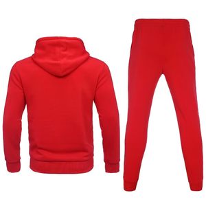 Conjuntos de Jogger con logotipo bordado personalizado, chándales para hombre, chándal Unisex, Sudadera con capucha para hombre, pantalones de chándal, conjunto de 2 piezas transpirable - Product Image 2