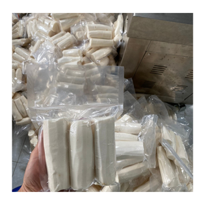 Tapioca de yuca congelada IQF de alta calidad de primera calidad, entera, medio cortada, triturada, congelada, pelada, yuca, paquete al vacío, 99 GD, verduras, frutas - Product Image 4