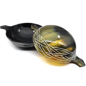 Cuenco para servir de cuerno de búfalo hecho a mano, Ideal para ensaladas, Decoración de mesa de comedor, cuenco para cuerno de uso de boda - Product Image 3