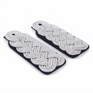 Nuevas Epaulettes Bordadas para Oficiales Mayores, Pliegues de Hombro Premium para Uniforme de Servicio - Product Image 2