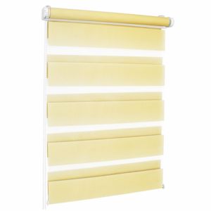 Persianas Verticales BOJANEK ROLLER ZEBRA Dreamy, Persianas Día y Noche, Tela de Poliéster, Uso en el Hogar y la Oficina, Color AMARILLO, Personalizables - Product Image 1
