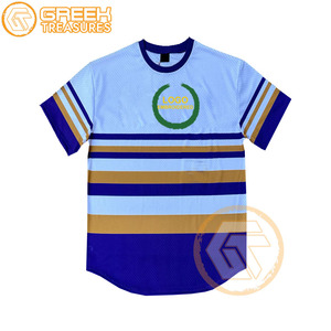 เสื้อยืดปักลายโอเมก้าซับลิเมตระบายอากาศได้สำหรับชมรมพิมพ์ลายกรีกฤดูร้อน - Product Image 5