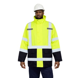 Direct Factory Supply Winter Work Wear Safety Jacket with Breathable Polyester and Nylon <b>Material</b> Customizable Logo - Product Image 1