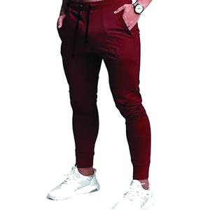 Pantalones para correr con cintura elástica estilo Hip Hop para hombre, pantalones activos acampanados apilados con material de lana - Product Image 4