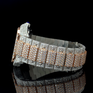 Relojes de Lujo con Diamantes de Claridad VVS de D'VINS JEWELS, Relojes de Moda con Esfera de Cristal de Cuarzo para Hombre y Mujer, Movimiento ETA - Product Image 4