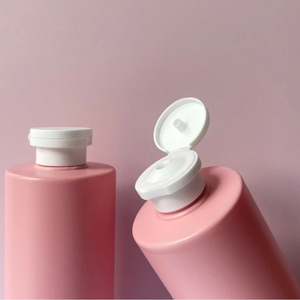ขวดคอนดิชันเนอร์ HDPE สีชมพูความจุ500มล. พร้อมฝาปิดด้านบนแบบเปิดไหล่สำหรับบรรจุภัณฑ์เจลอาบน้ำ - Product Image 3