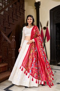 Exquisite Lehenga Choli with Beautiful Lucknowi Paper Mirror Work Perfect for Weddings Festivals and Traditional Celebrations - Product Image 4