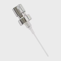 Botol Semprot Aluminium 15ml 18ml 20ml Emas Perak, Anti Tumpah, Kabut Halus, Mudah Digunakan, Pompa Semprot Isi Ulang, Untuk Bahan Kimia Industri