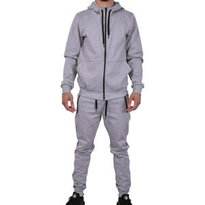 Ensemble de survêtement unisexe en coton 100% avec impression personnalisée, lavage à l'acide, jogging, streetwear avec sweat-shirt et pantalon pour homme - Product Image 3