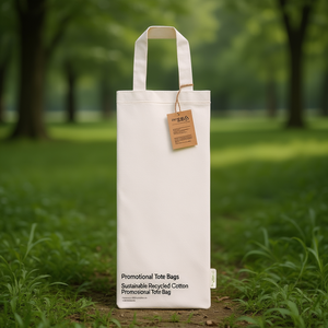 Borsa Promozionale in Cotone Riciclato Sostenibile - Product Image 3