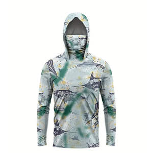 Sudaderas con capucha de pesca para hombre de la mejor calidad, última moda, suave y transpirable, de secado rápido, impermeables para pesca al aire libre, sublimación - Product Image 2