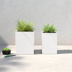 Jardinière carrée en aluminium fraîchement conçue pour la décoration extérieure et intérieure personnalisable - Product Image 6