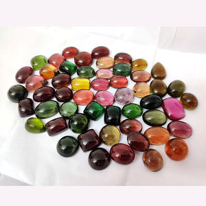 Cabujón de turmalina multicolor, Gema Natural semipreciosa, fabricante de turmalina - Product Image 6