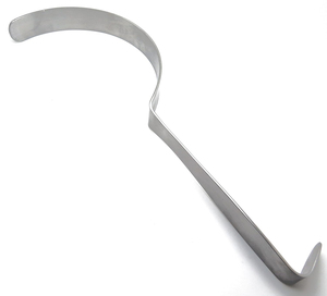 Deaver Retractor Flexible 30cm Instrumento quirúrgico de mano para cirugía general Retractor Deaver de acero inoxidable - Product Image 1