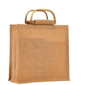 Bolsas de regalo con cordón de yute biodegradables directas de fábrica, artesanía Premium, bolsas de recuerdo para eventos corporativos, proveedor ecológico - Product Image 2