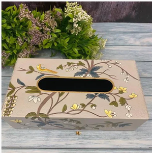 Boîte à mouchoirs multifonctionnelle en métal vintage minimaliste noire, porte-serviettes en acier inoxydable pour un usage professionnel à domicile, personnalisable - Product Image 4