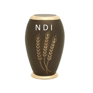 Cremation Urns Adult Human <b>Ashes</b> Custom Design Eco-Friendly European Style 200 Cubic Inch Capacity Brass Keepsake Urn - Product Image 2